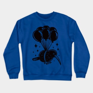 Kiwi Bird In Flight Crewneck Sweatshirt